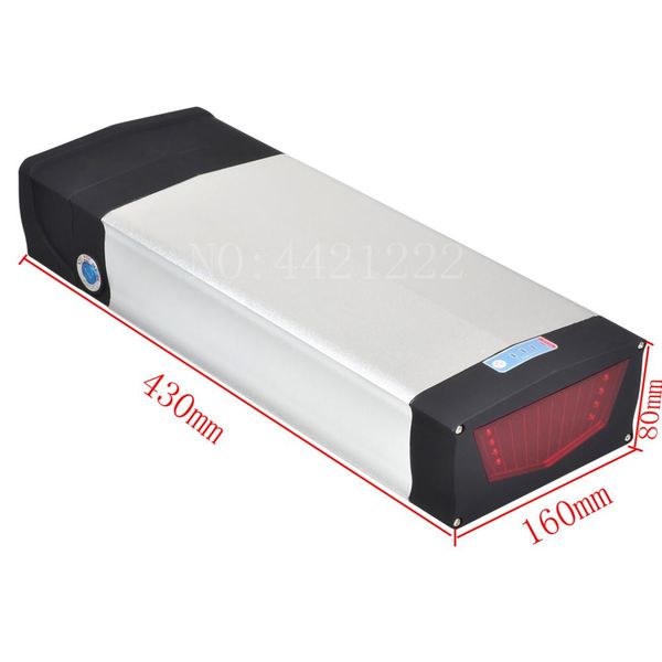 

rear bicycle lithium battery pack 48v 20ah 18650 batteries for 750/1000w motor with charger