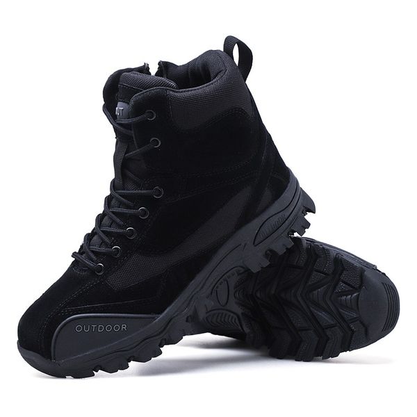 

high-hiking shoe men trendy outdoor desert trekking special tactical boots youth off-road climbing antiskid sneaker