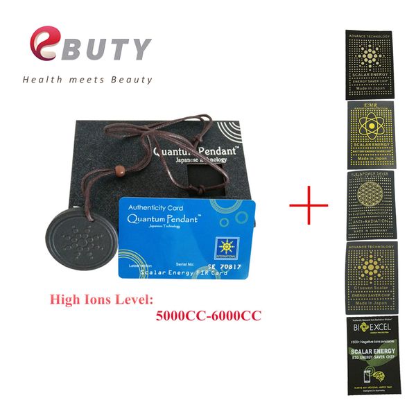 

lava quantum energy pendant 5000cc + anti radiation sticker gift health, Silver