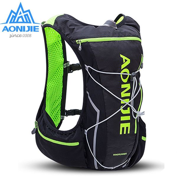 

aonijie outdoor 10l hydration pack backpack running rucksack bag vest hiking camping marathon cycling harness water bladder