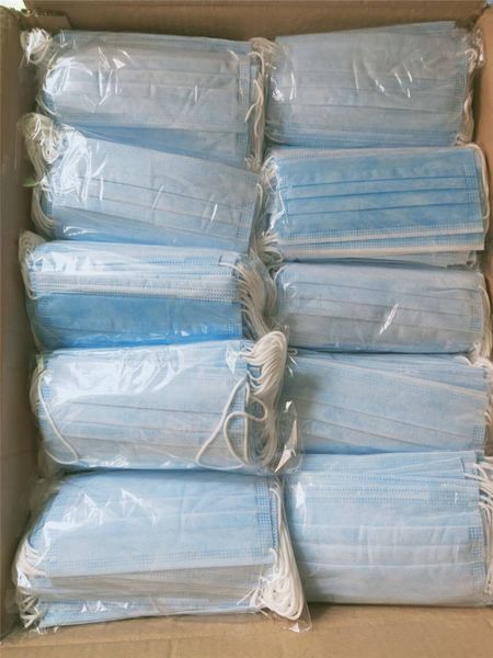 

disposable mask anti mask for the face masks 100cps mouth cover facial three layer