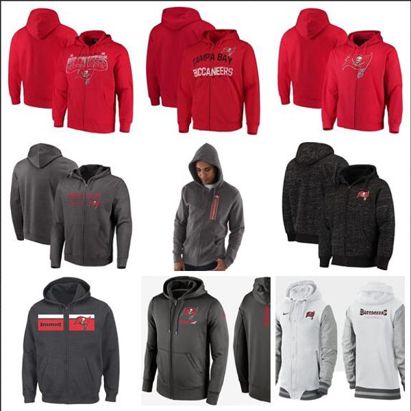 

2019 style tampa bay men g-iii sports by carl banks primary logo full-zip hoodie - red black bule gray, Blue;black