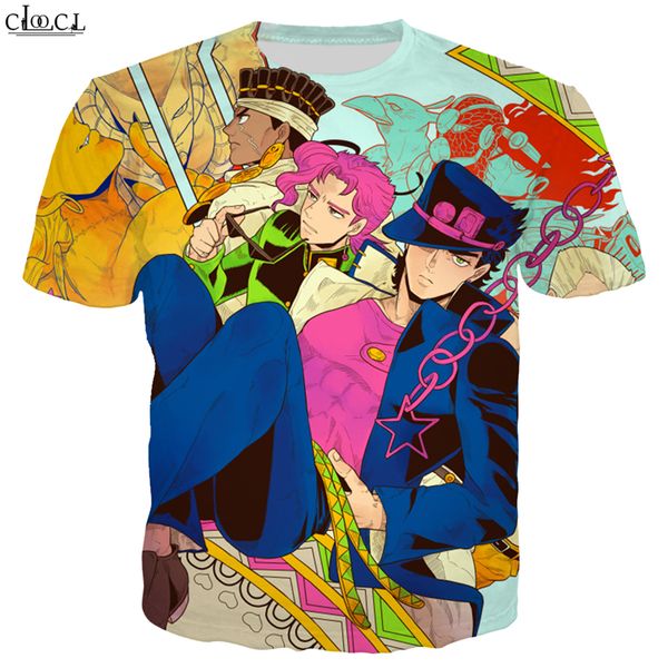 

Summer New Style Anime JoJo's Bizarre Adventure T Shirt Unisex 3D Print Short Sleeve Men Women Casual Streetwear Tee Shirt