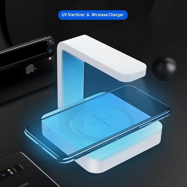 

mobile phone charger uv sterilizer wireless chargers cell phone charger wireless charging stand with ultraviolet light vwfsu