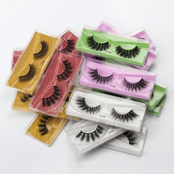 

false eyelashes wholesale 30/40/50/100pcs 3d mink lashes natural makeup in bulk