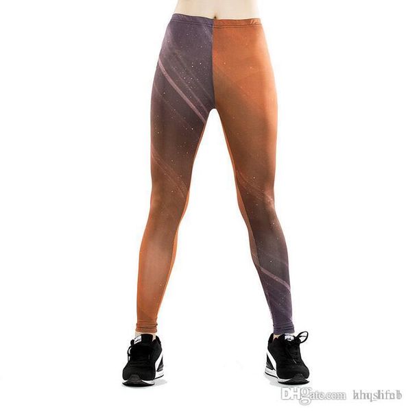 

women yoga trousers pants tights trousers female high waist dance active lady patchwork striped printing leggings skinny silm motion, Black;white
