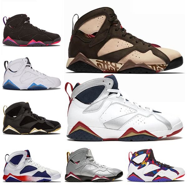 

jumpman 7 7s basketball shoes patta raptors olympic gmp french blue ray allen tinker alternate hare retro trainers sneakers