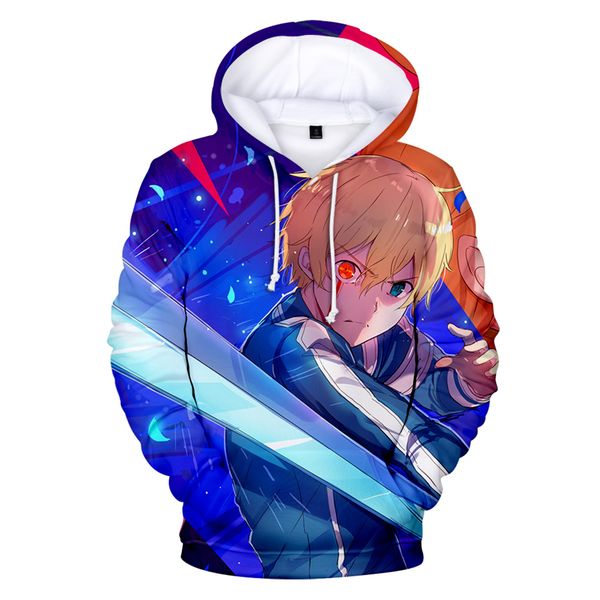 

coolest unique 3d sword art online hoodies men/women 2019 japanese kawaii young anime sword art online sweatshirt, Black
