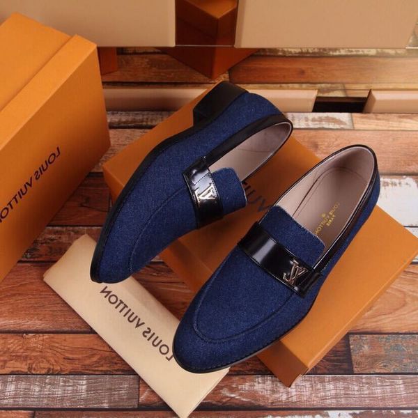 

2019 синие джинсовые деловые туфли 2075 гуан мужчины кроссовки ботинки бездельники в