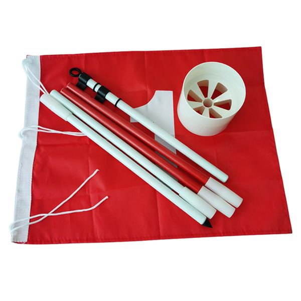

folding backyard practice golf hole pole cup flag
