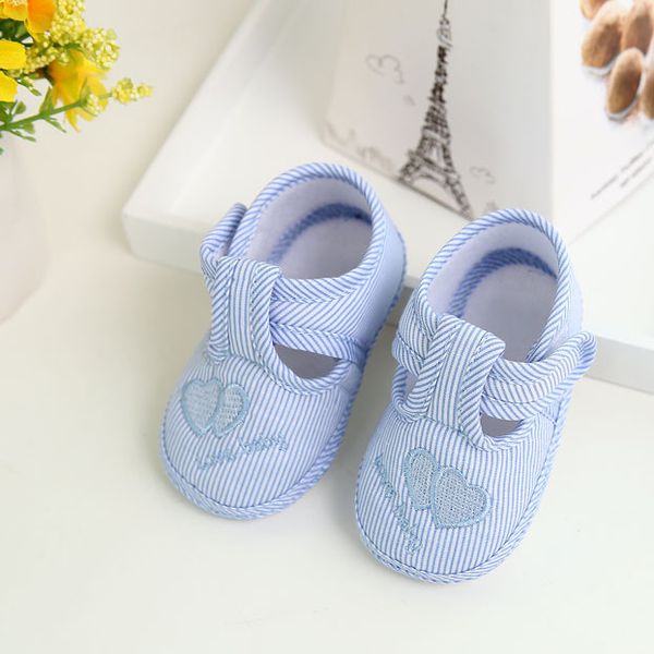 

newborn girl boy soft sole crib toddler shoes canvas sneaker
