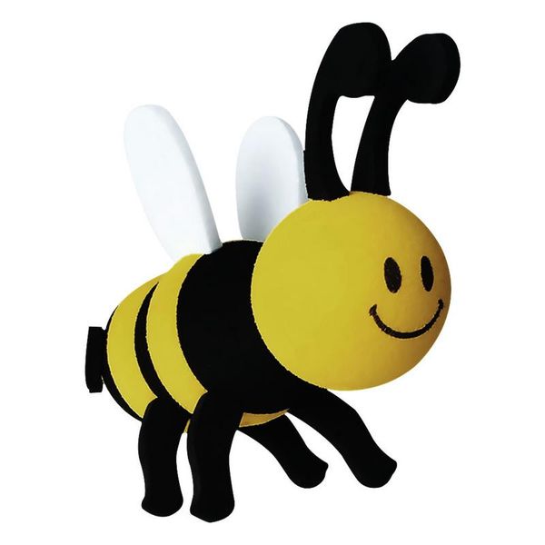 

lovely yellow bee antenna ball for car antenna decoration exterior accessoris cartoon er honey balls car styling