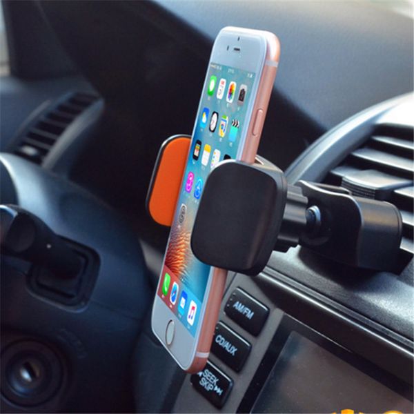 

CD Slot Car Phone Holder 360 Degree Rotation Rotatable Car Mounts Air Vent Stand Mobile Cell Phone Bracket Compatible Support For Smartphone