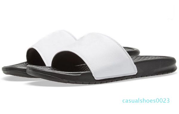 

benassi mens designer shoes women men summer rubber sandals beach slide fashion luxury scuffs slippers indoor outdoor shoes eur 36-45 c23, Black