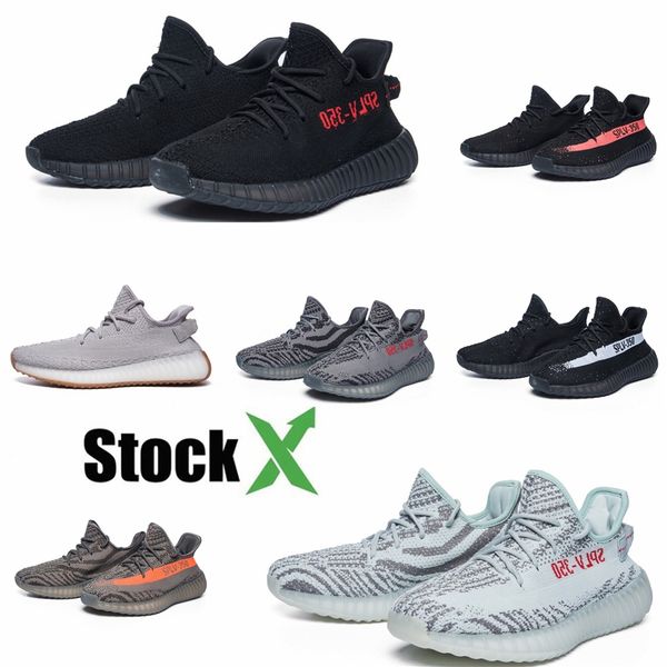 

2020 static sesame butter 3 5 0 v2 semi frozen yellow beluga 2.0 orange zebra black red new designer shoes kanye west #qa911