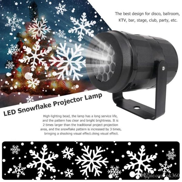 

christmas snowflake led projector lights festival holiday home party decor night lamp snow projector light christmas decoration