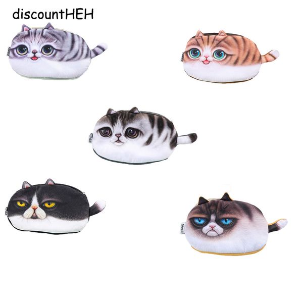 

novelty cat flannel school supplies stationery gift estuches school cute pencil box pencil bag 2017 kawaii case