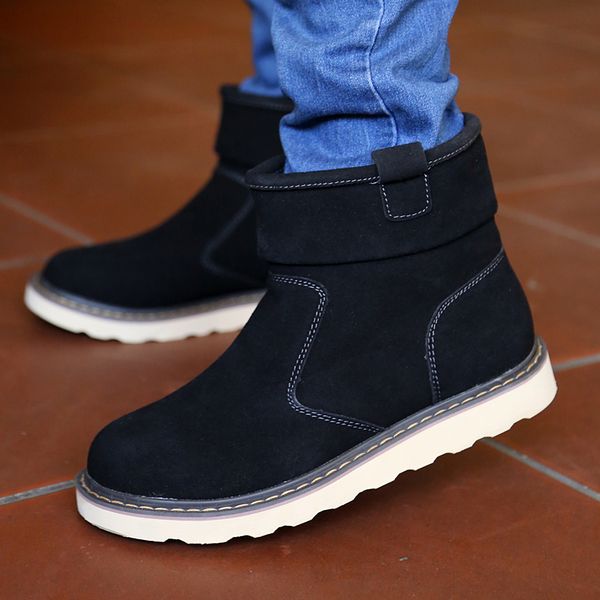 

молоджна trend winter блокбаеѬ student snow boots апоги мђжкие зимние мђжин, Black
