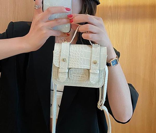 

textured mini bag female 2020 new wave summer fashion messenger bag foreign wild shoulder bags ready to ship