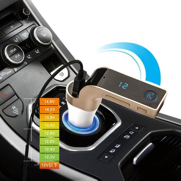 

wireless fm transmitter kit for car mp3 music player radio & usb port