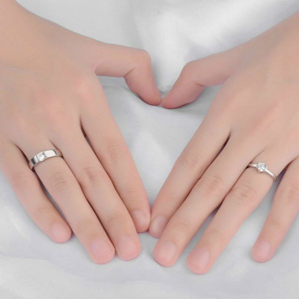 

1pcs lovers rings for men and women party favors gift for girlfriend bracelet valentines gifts for wedding souvenir party