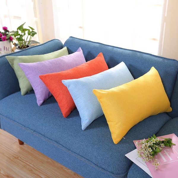 

2020 pillow case 30x50cm rectangle cushion cover silk throw pillow case pillowcase new sale