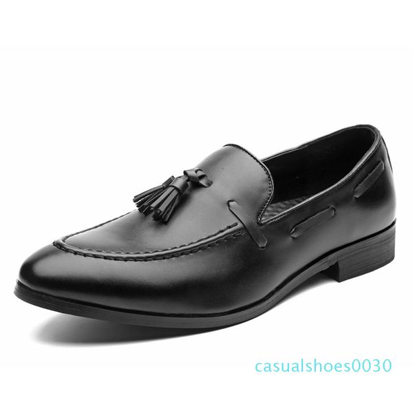 

handmade men dress shoes leather formal business men oxfords shoes wedding party brogue c30, Black