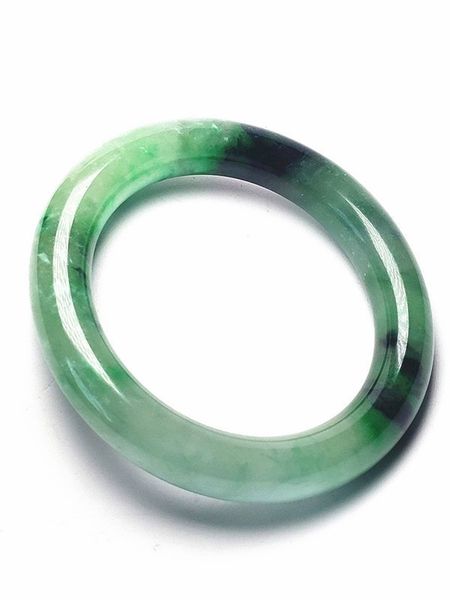 Genuine Asia Red//Green Natural Agate Jade Bangle Bracelet 60-62mm