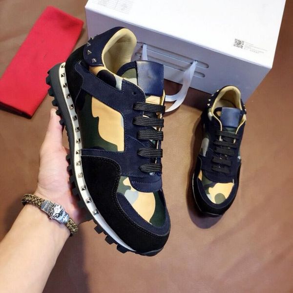 

classic Luxury Shoes Fashion Designer Shoes Man Woman High Quality Punk Style Casual Shoes size 35-45 Model ST042911