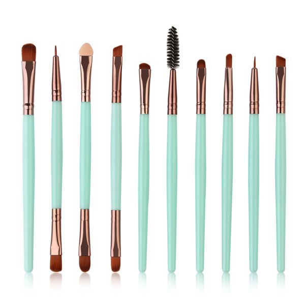 

professional 10pc/set makeup brushes sets tools make-up toiletry kits wool make up brush sets for fashion health beauty 19apri12