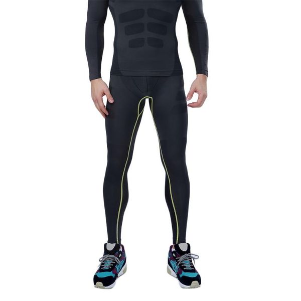 

comfortable men sport running tight slim pants long leggings under trouser promotion, Black;blue