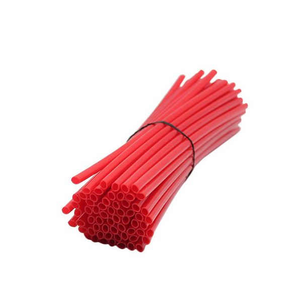 

72 pcs/set bikes spoke fluorescence tube clip bicycle wheel rim steel wire cover motorcycle spokes warning accessories jld