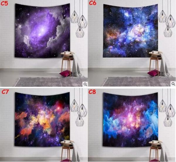 

amazing night starry sky star tapestry 3d printed wall hanging picture tapestry bohemian beach towel table cloth blanket quality
