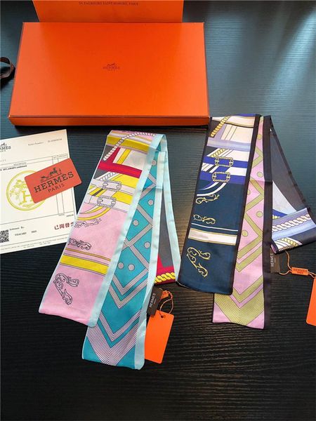 

Горячая женская повязка на голову Сумка Шарф Мода Классический 100% натуральный ше