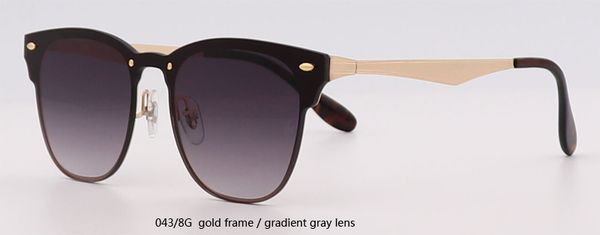 

sunglasses quality mirror club 3576 mujer uv400 lentes rose gold designer flat lens coating brand blaze gafas flash sung twbf, White;black