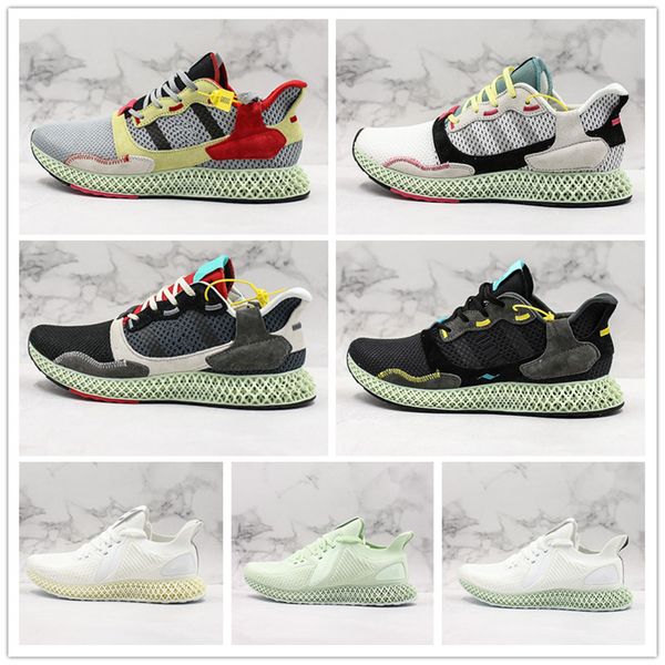

2019 Fashion zx4000 Futurecraft 4D ZX 4000 Futurecraft 4D Alphaedge y3 Mens Running Shoes Men Brand Sports Black White Grey Runner Shoe