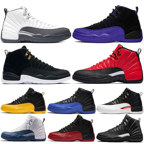 

manbasketballshoes 12s dark grey international flight 12 class of 2003 michigan mens basketball shoes unc bulls xii bordeaux sport sneakers