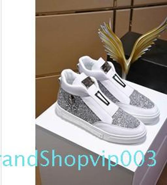 

new good quality high man arena shoes flat luxury new designer casual shoes hip hop male h0803185, Black