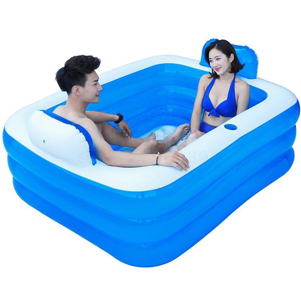 

family bathtub bathtub couple inflatable thickened folding children's