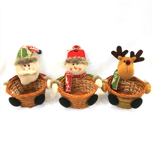 

candy basket santa claus party supply kawaii holder deer large gift decoration christmas xmas storage