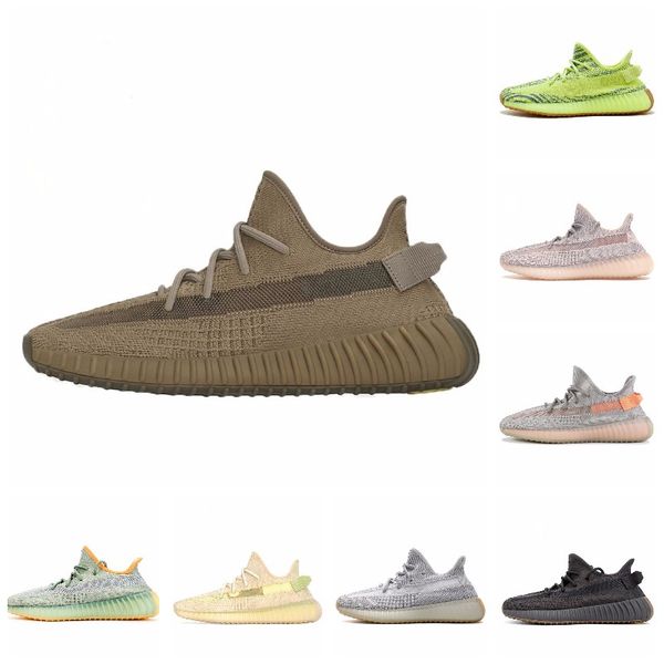 

kanye west static running shoes new israfil cinder desert sage earth tail light zebra womens mens trainers sneakers size 13 luxky j#006618