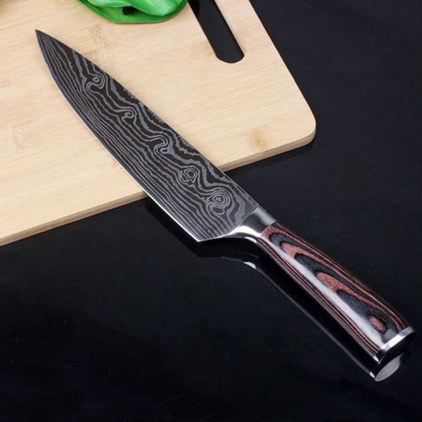 

sharp damascus knife with box kitchen tools stainless steel delicate knife wooden handle fruit vegetable meat slicing knife bh0587-1 tqq