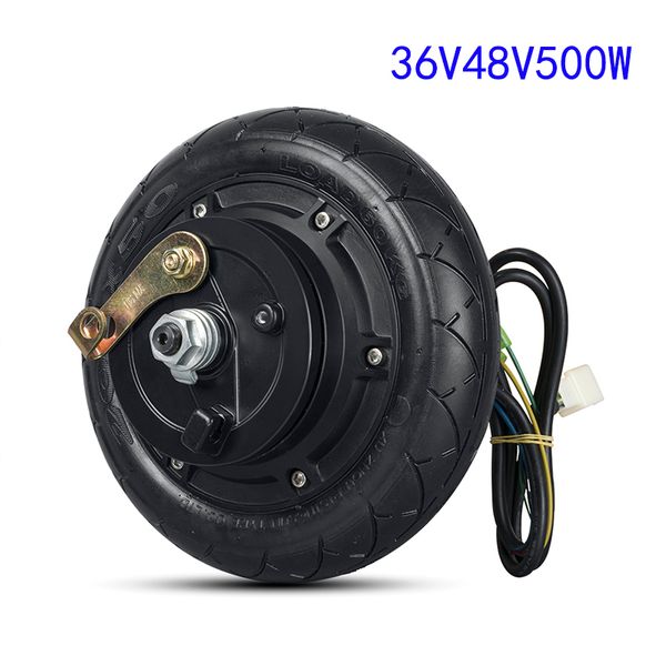 

electric bicycle motor wheel 36v 48v 500w hub motor scooter brushless toothless electric scooter hub wheel 8 inch