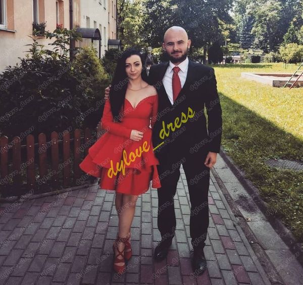 

2019 элегантный арабский плюс размер с длинным рукавом красный африканский черная девушка платья выпускного вечера vestidos де фиеста возвра, Black
