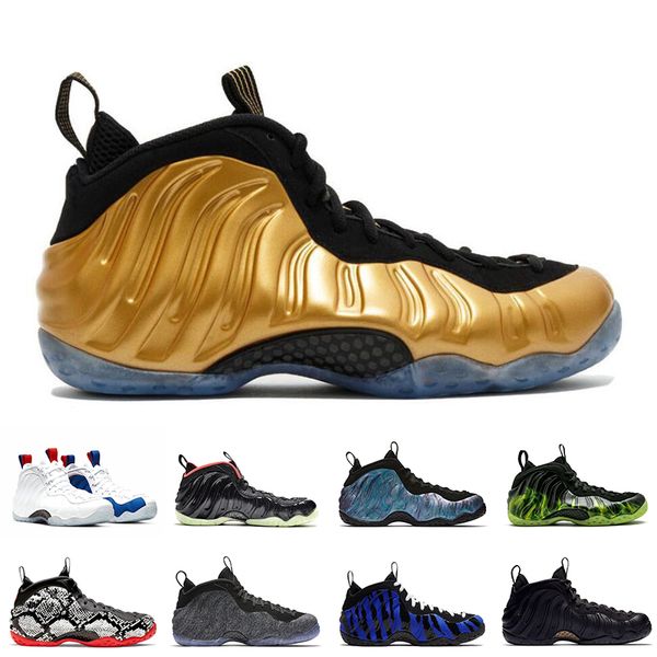 

metallic gold penny hardaway men basketball shoes foam one vandalized paranorman camo alternate galaxy 1.0 2.0 mens trainers sports sneakers, White;red