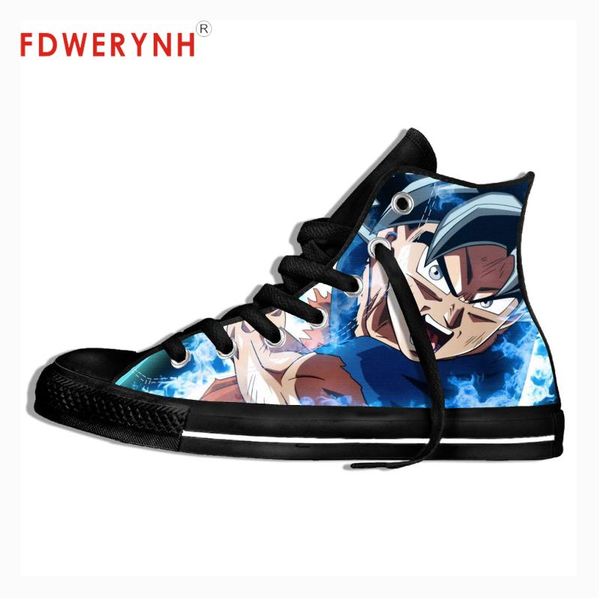 

men walking shoes z ultra instinct god son goku 3d printed outdoor breathable leisure mens shoes