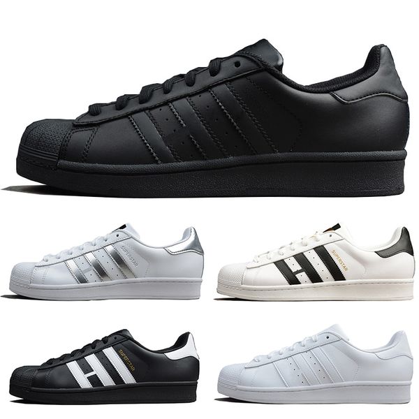 

Original Super Star White Black Gold Superstars Casual Shoes Sneakers Superstar Women Men Pink Blue Designer Shoe Trainer Sport Size 36-44