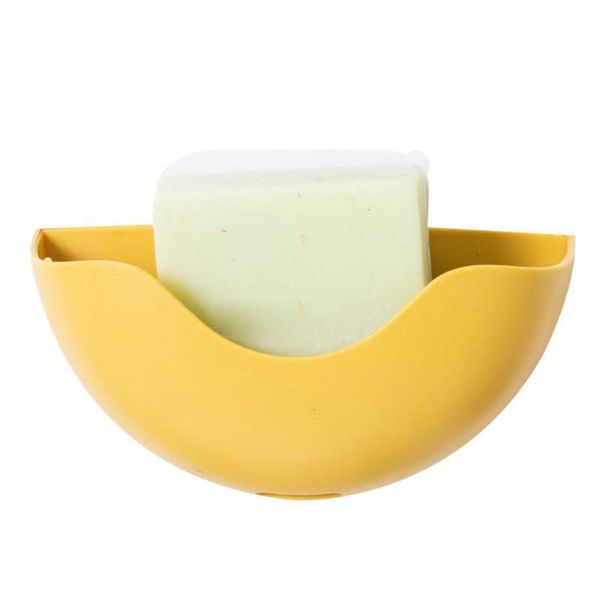 

plastic drain soap holder bathroom wall-mounted storage box kitchen punch-soap box self-adhesive