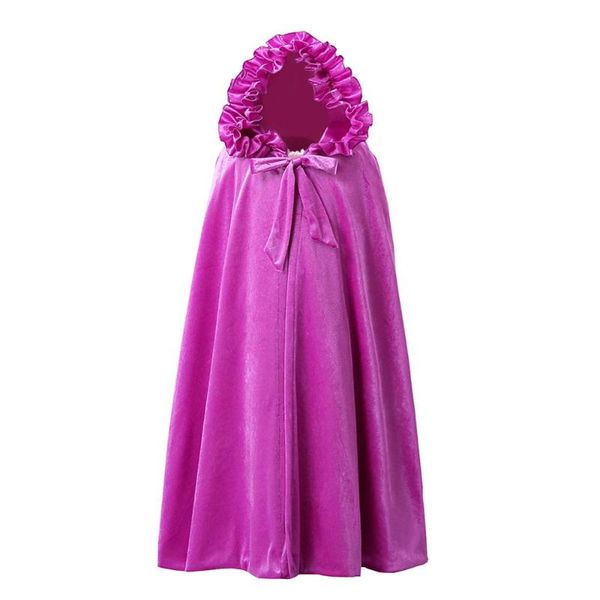 

winter girls cosplay princess cloak velvet hooded cape costume, Blue;gray