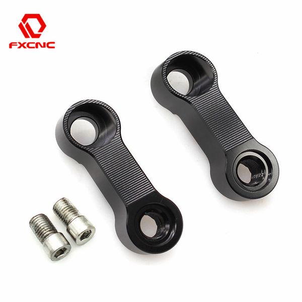 

2 pcs motorcycle rearview mirror riser extender adapter 10mm for baja pulsar 200 ns 200 dominar 400 models